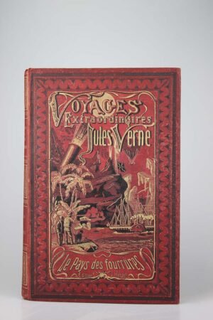 Jules Verne : Le pays des fourrures. Paris, Hetzel, sd, (1873). Premier tirage